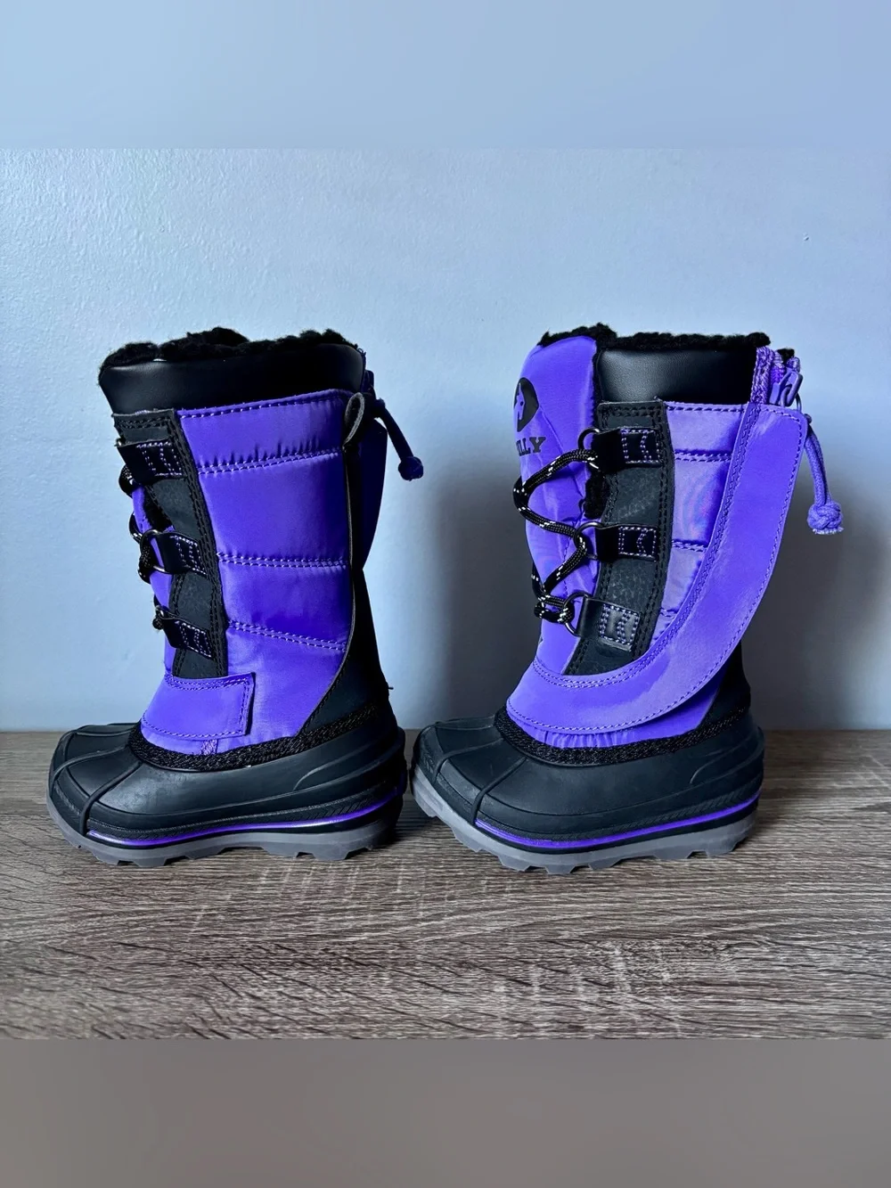 BILLY Ice Winter 200g Insulated Boots NEW Baby Little Toddler 5 purple black
